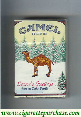 Camel collection version Seasons Greetings Filters cigarettes hard box